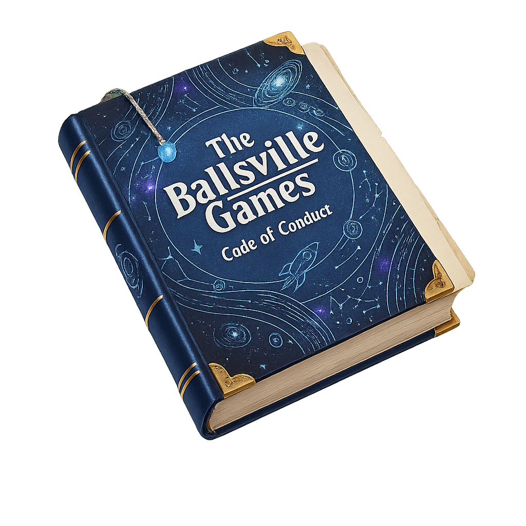BALLSVILLE game & code of conduct rulebook